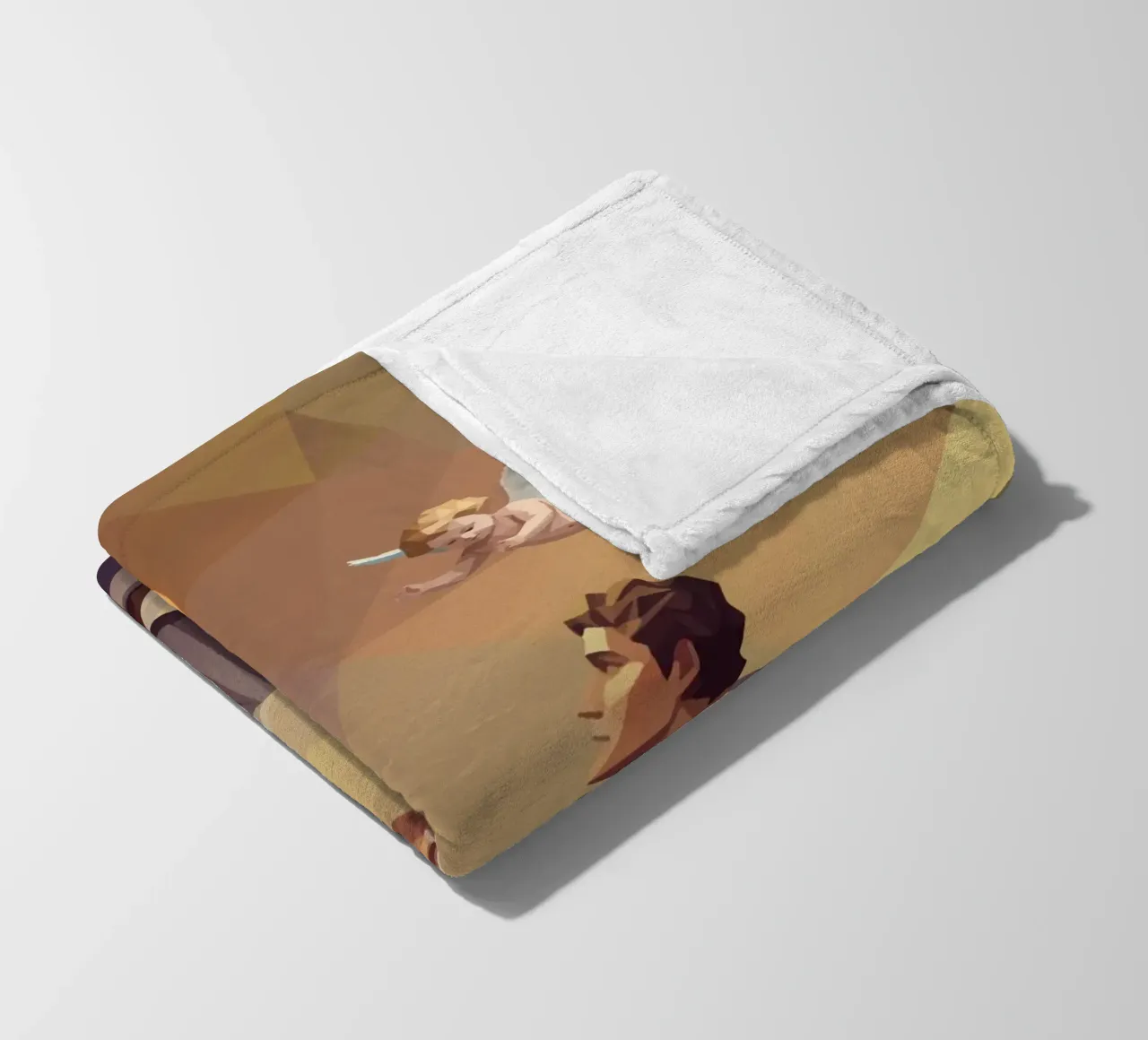 Pigmalione e Galatea Lowpoly coperta in pile da Low Profile