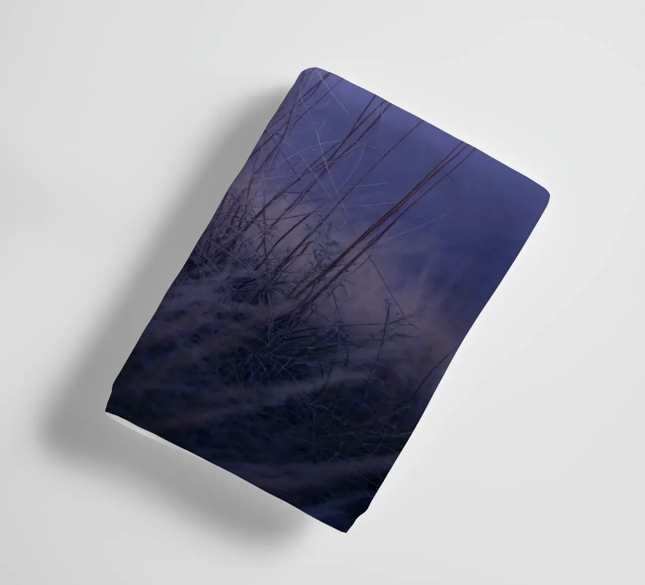 Herbs blowing in the wind under soothing violet light towel by Plain Thoughts