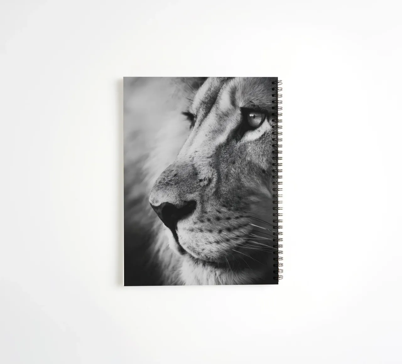 Old Lion notitieboek met spiraal van treechild
