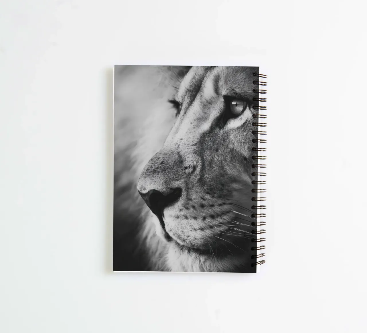 Old Lion notitieboek met spiraal van treechild