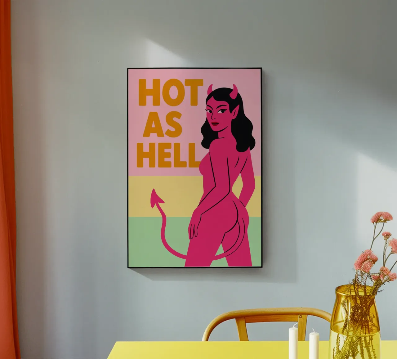 Hot As Hell plexiglass da treechild