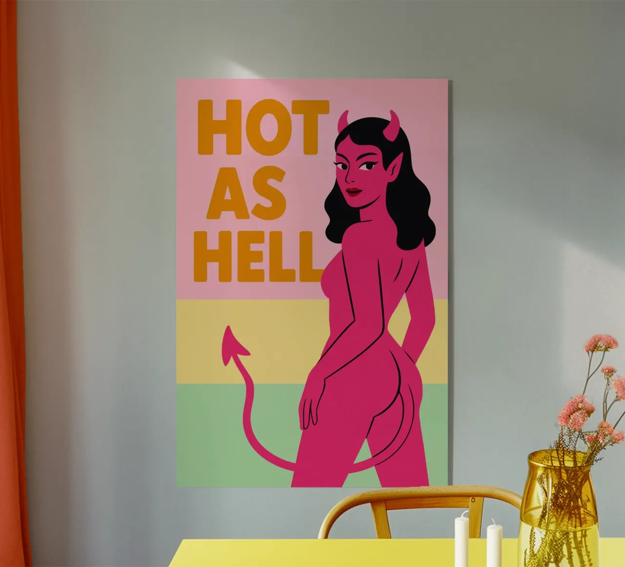 Hot As Hell plexiglass da treechild