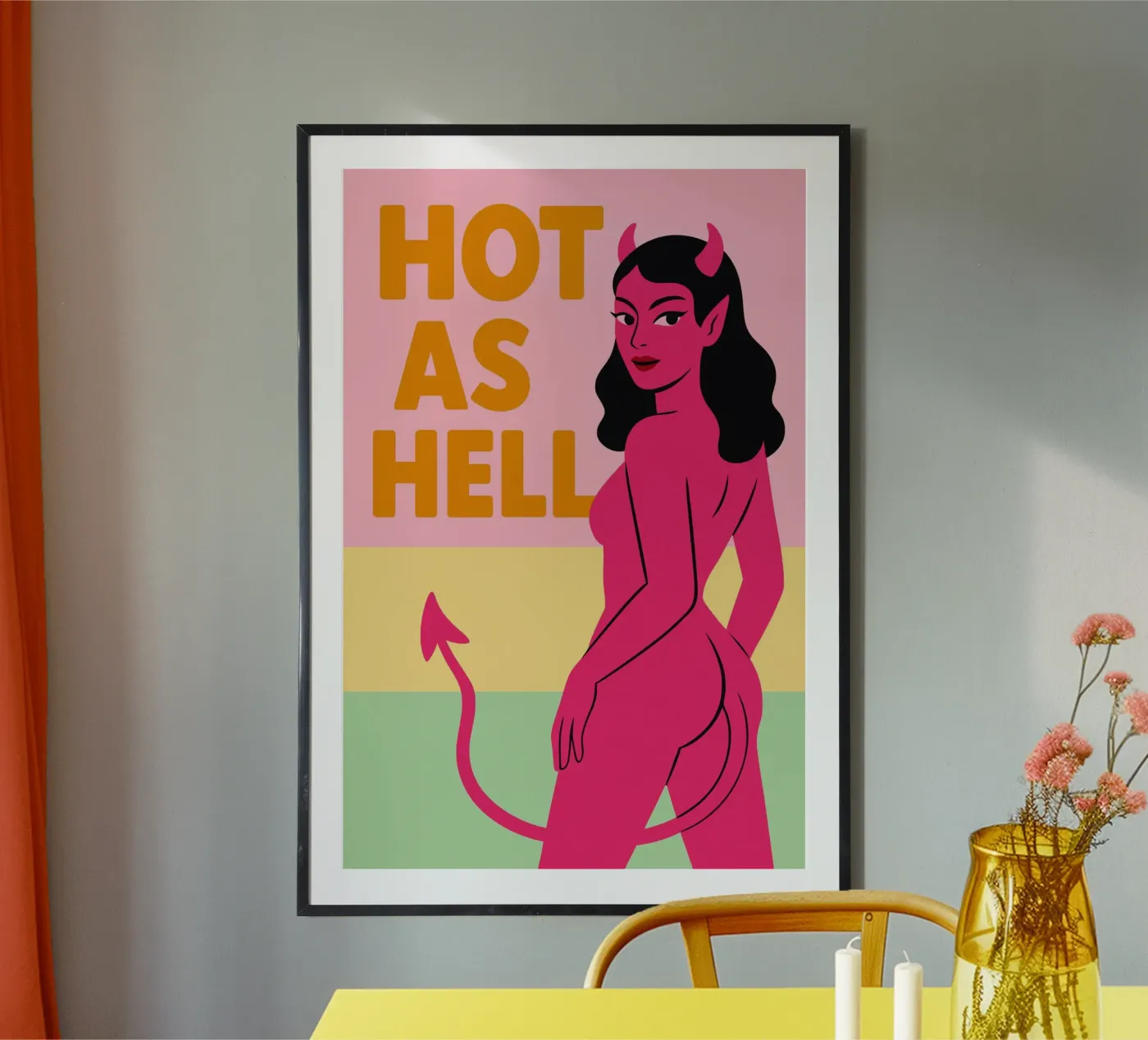 Hot As Hell poster by treechild