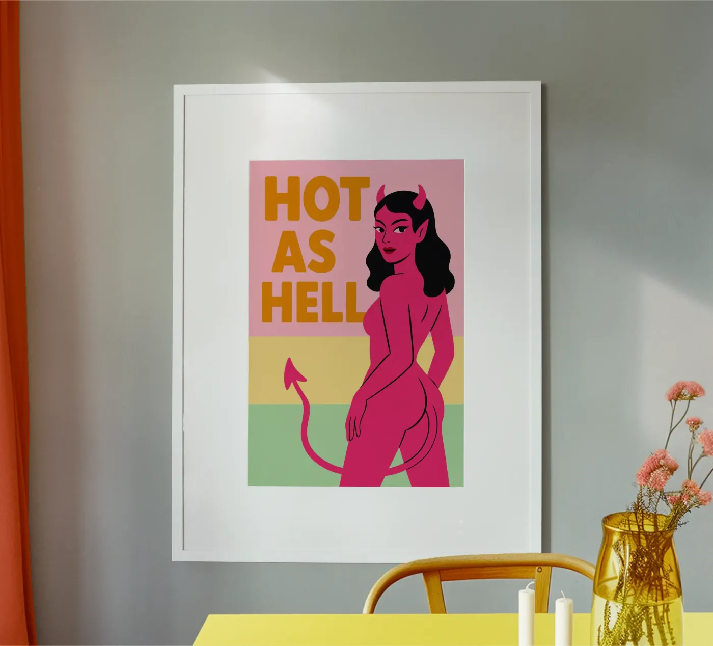 Hot As Hell poster by treechild