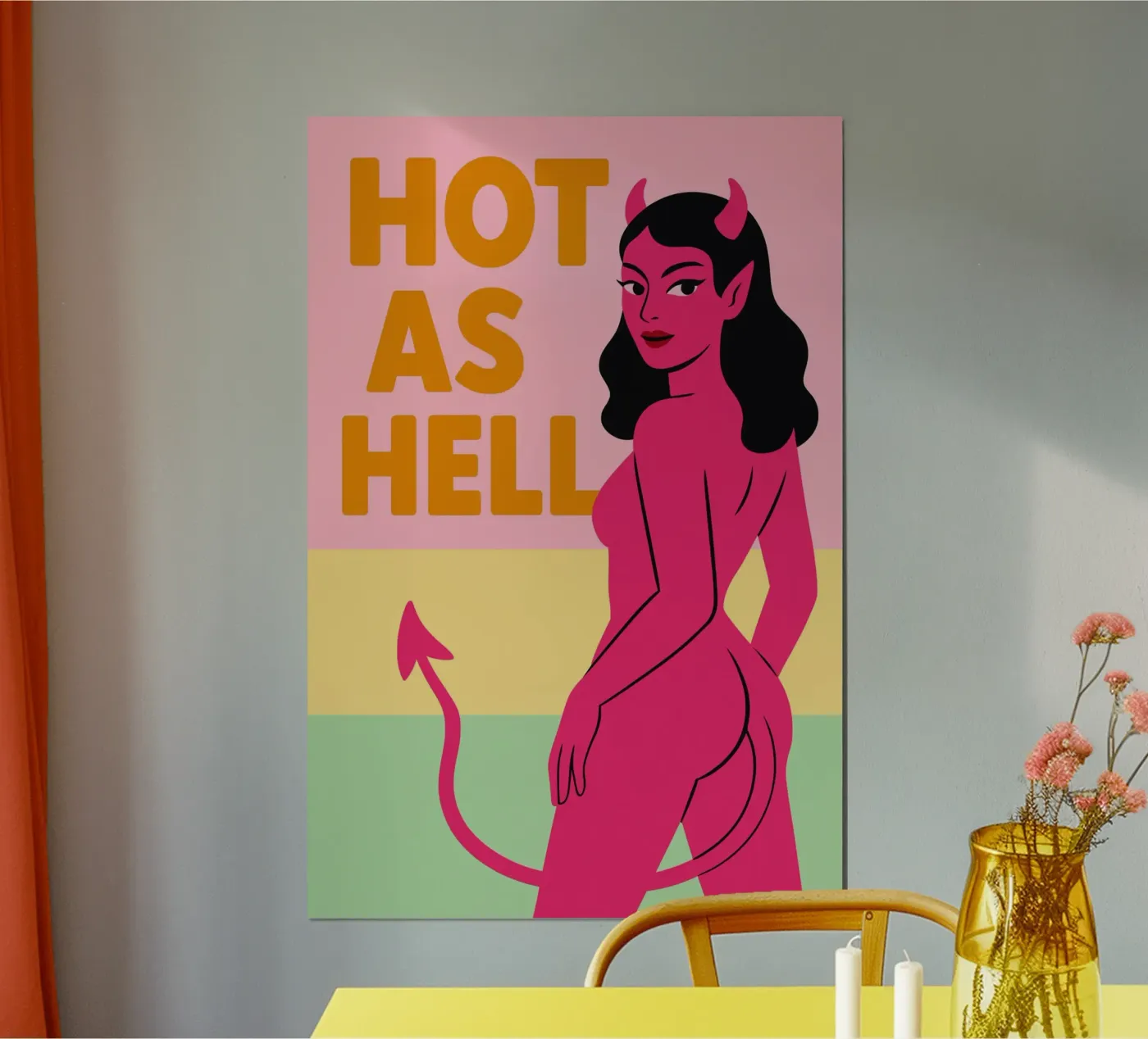 Hot As Hell poster by treechild
