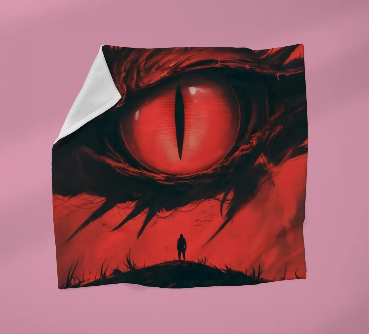 L'occhio del drago - Confronto nell'ombra coperta in pile da Plain Thoughts