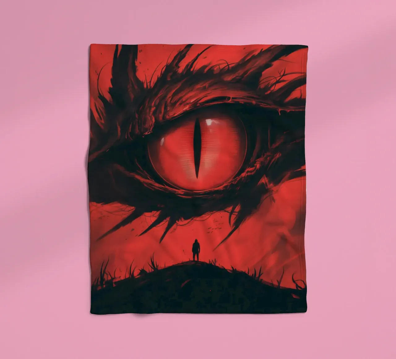 L'occhio del drago - Confronto nell'ombra coperta in pile da Plain Thoughts