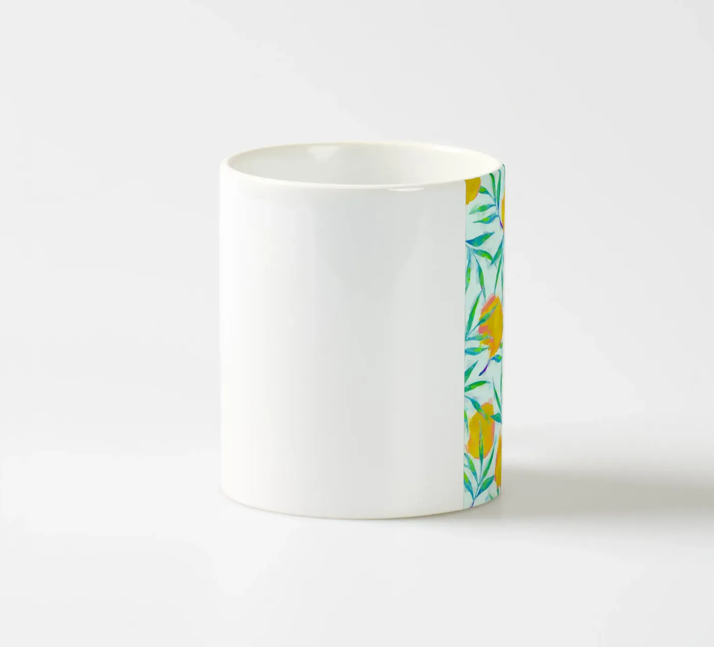 Flowering ceramic mug by 83oranges.com