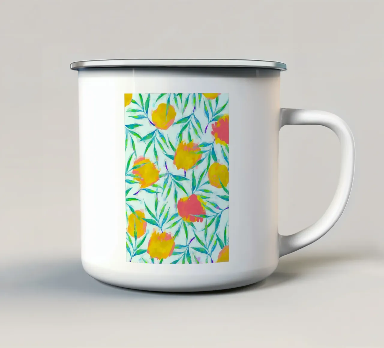 Fioritura tazza in smalto da 83oranges