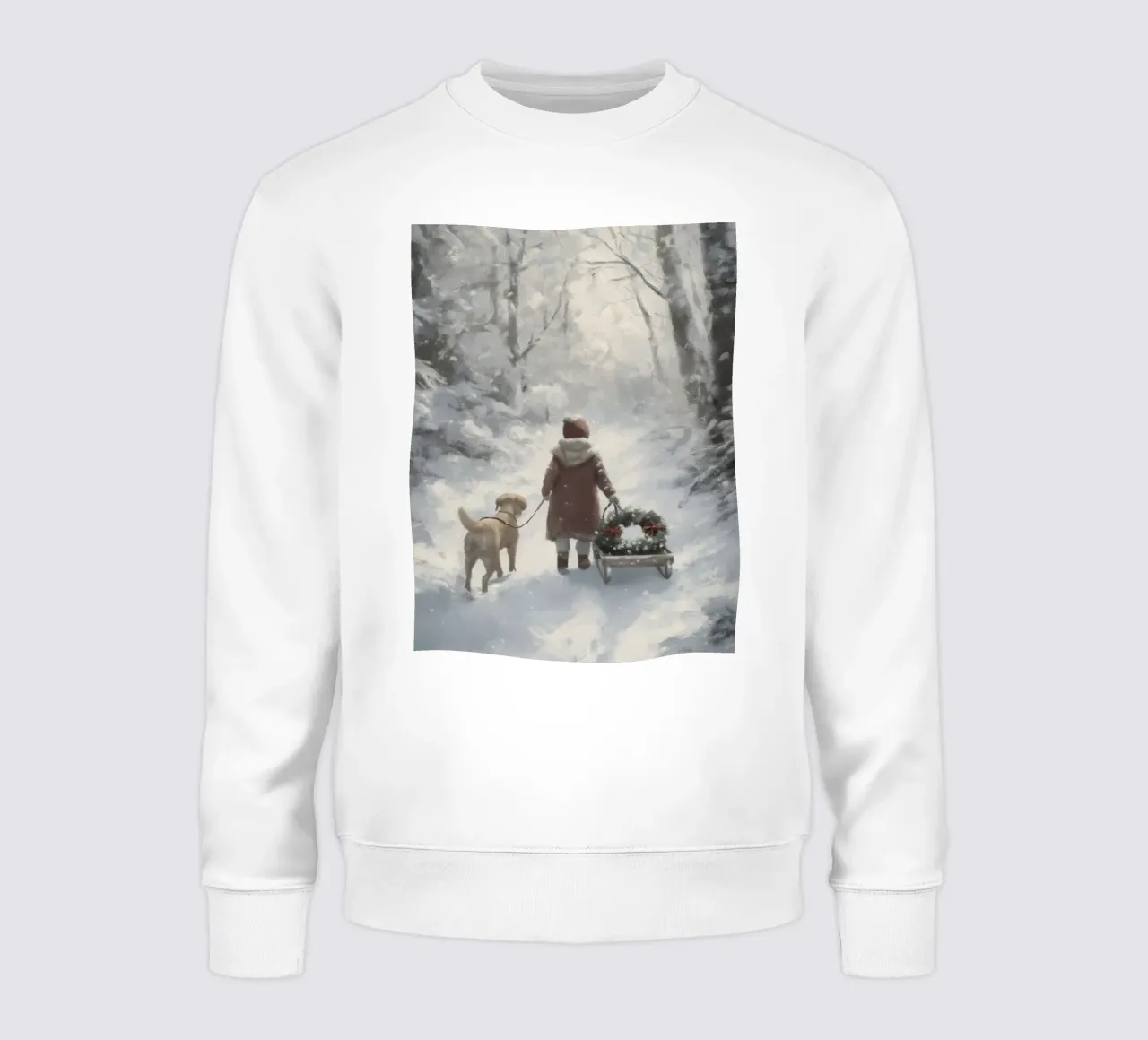 Passeggiata invernale con il cane felpa da Cozy Vibes