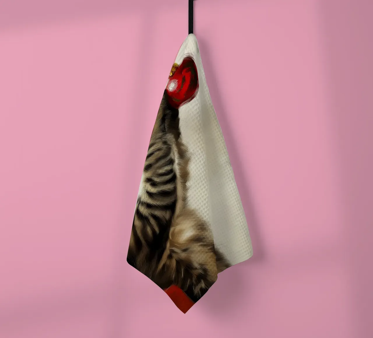 Gatto curioso di Natale - Momento di gioco canovaccio da cucina da Cozy Vibes