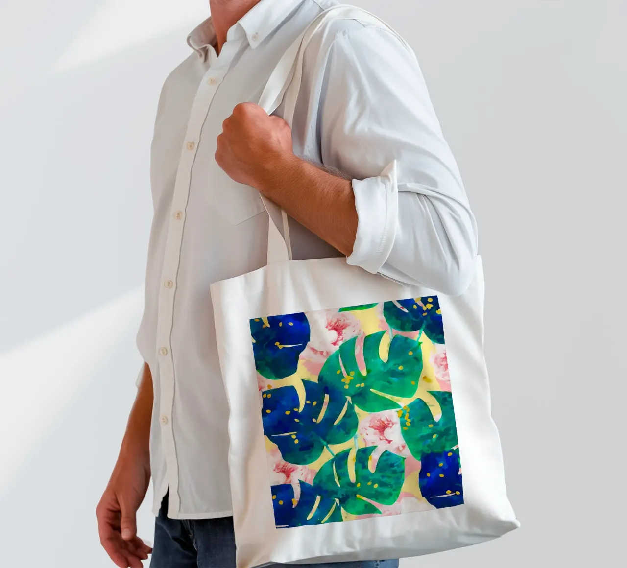 Essere qui ora borsa in juta da 83oranges