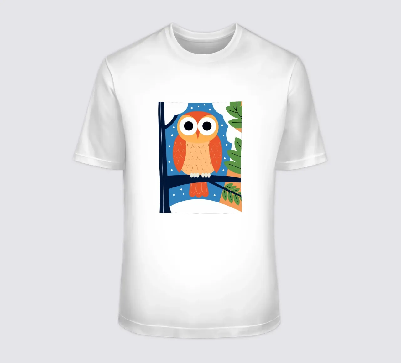Gufo sull'albero t-shirt da PROTECT ANIMALS