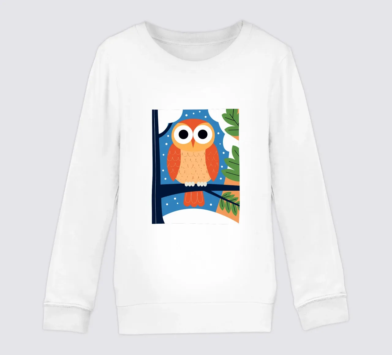Gufo sull'albero felpa bambino da PROTECT ANIMALS
