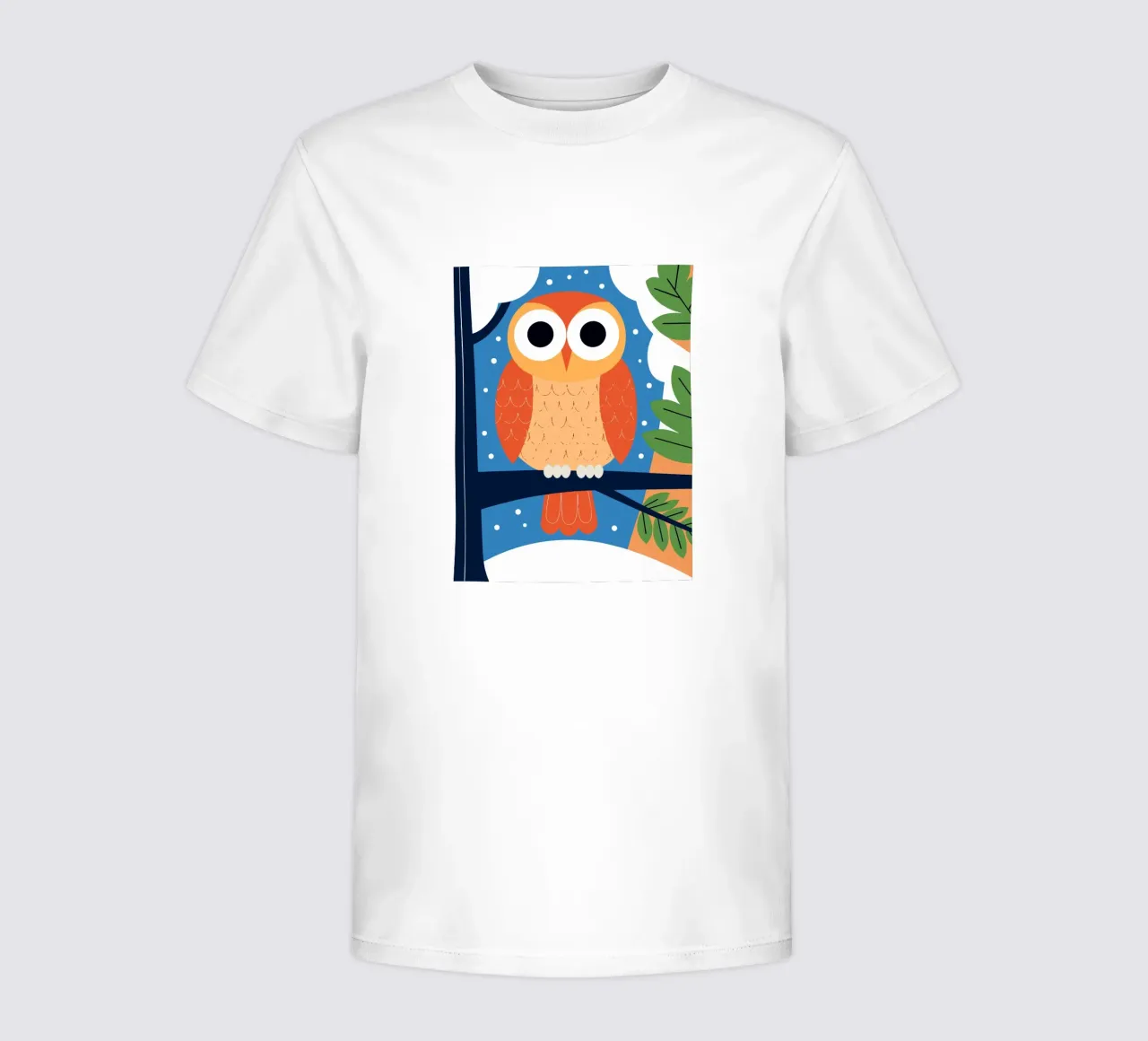 Gufo sull'albero t-shirt bambini da PROTECT ANIMALS