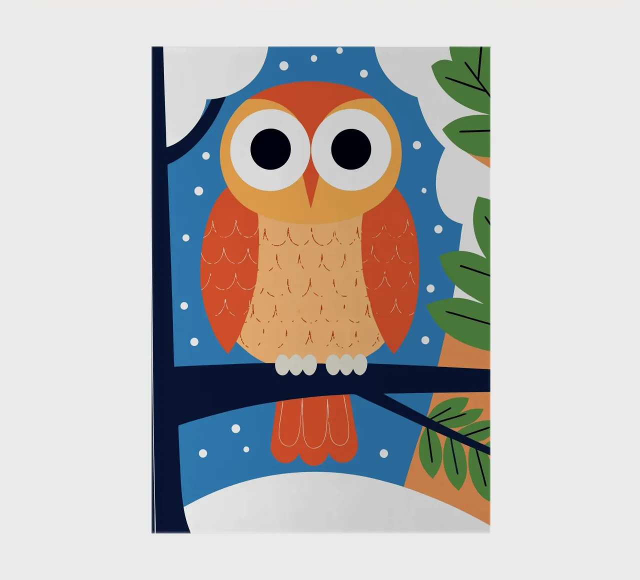 Gufo sull'albero diario da PROTECT ANIMALS