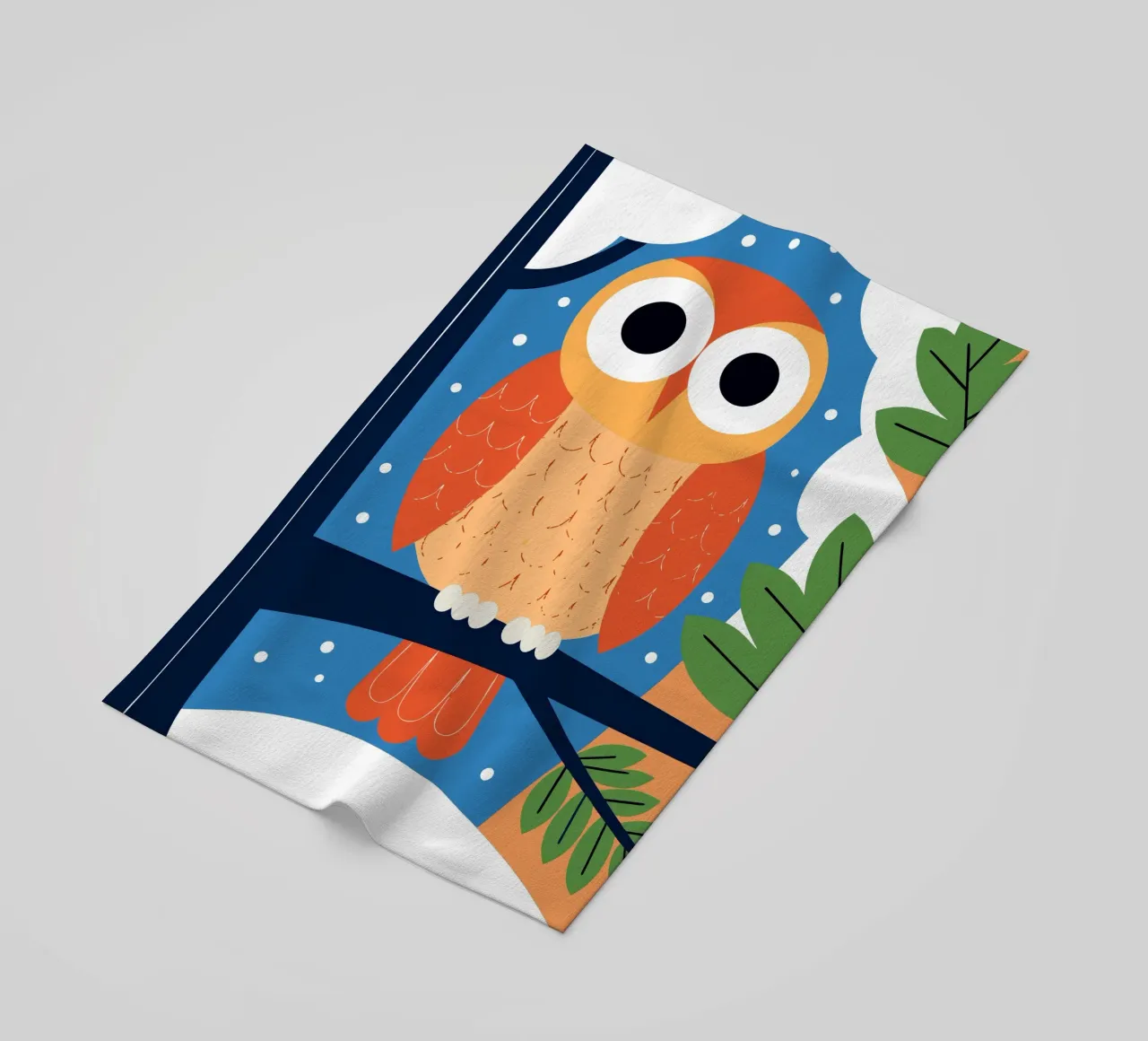 Gufo sull'albero telo mare da PROTECT ANIMALS