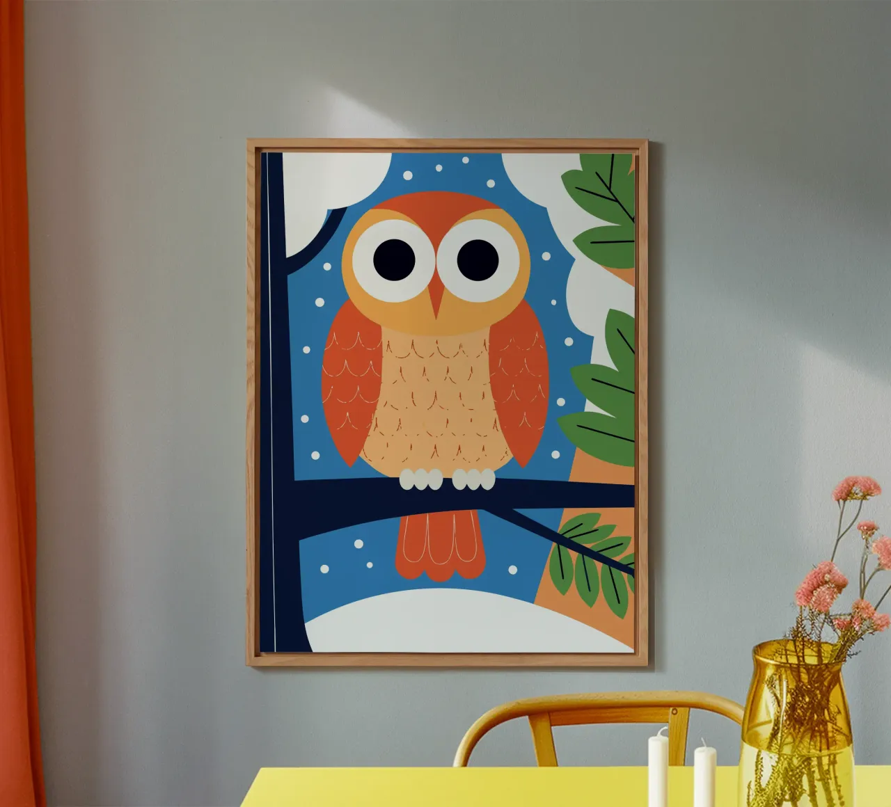 Gufo sull'albero pannello forex da PROTECT ANIMALS