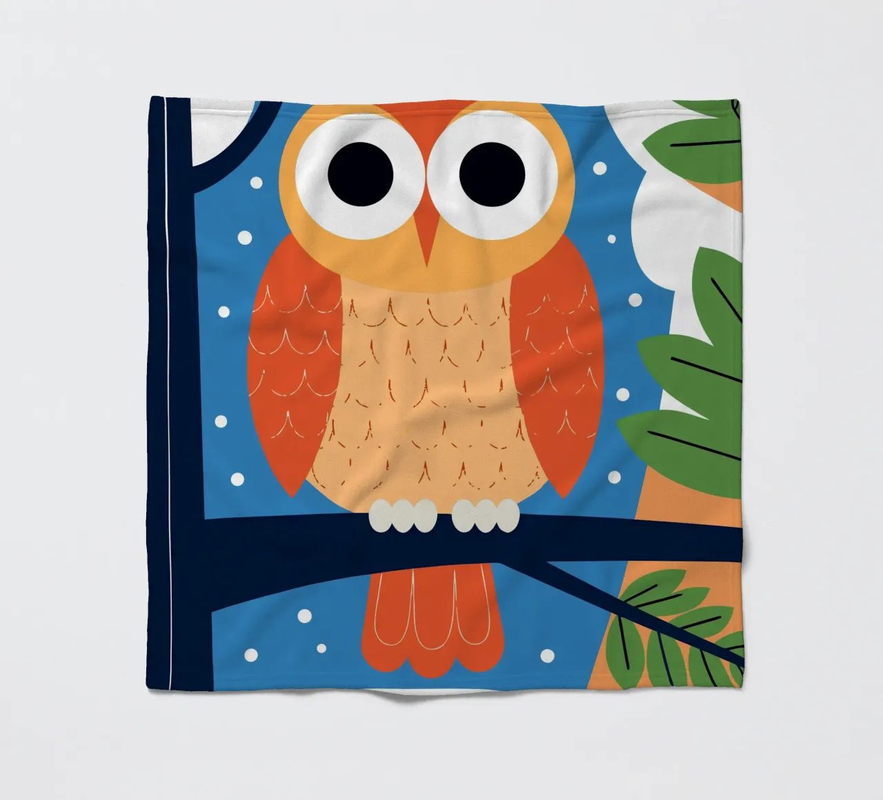 Gufo sull'albero coperta in pile da PROTECT ANIMALS