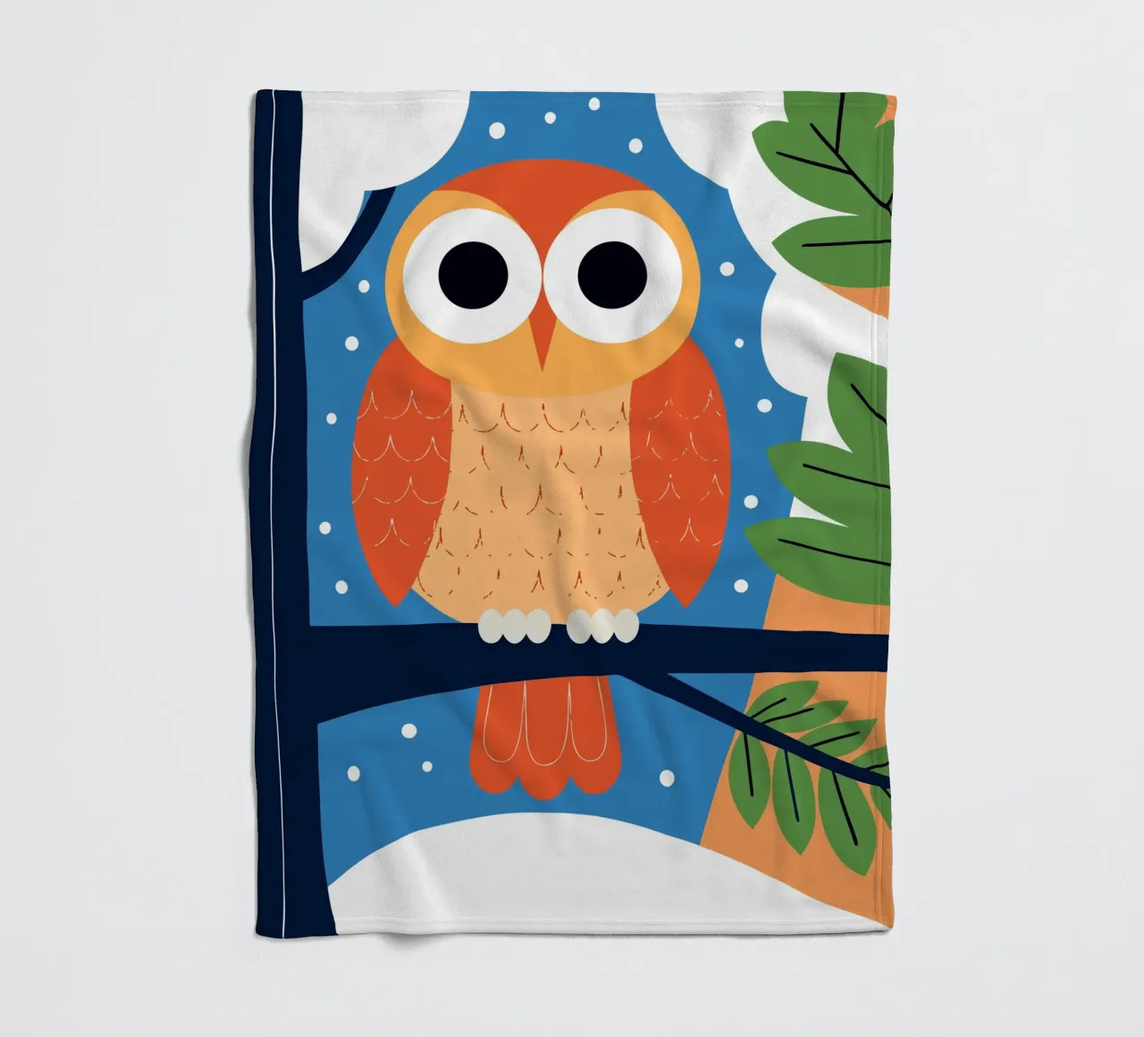 Gufo sull'albero coperta in pile da PROTECT ANIMALS