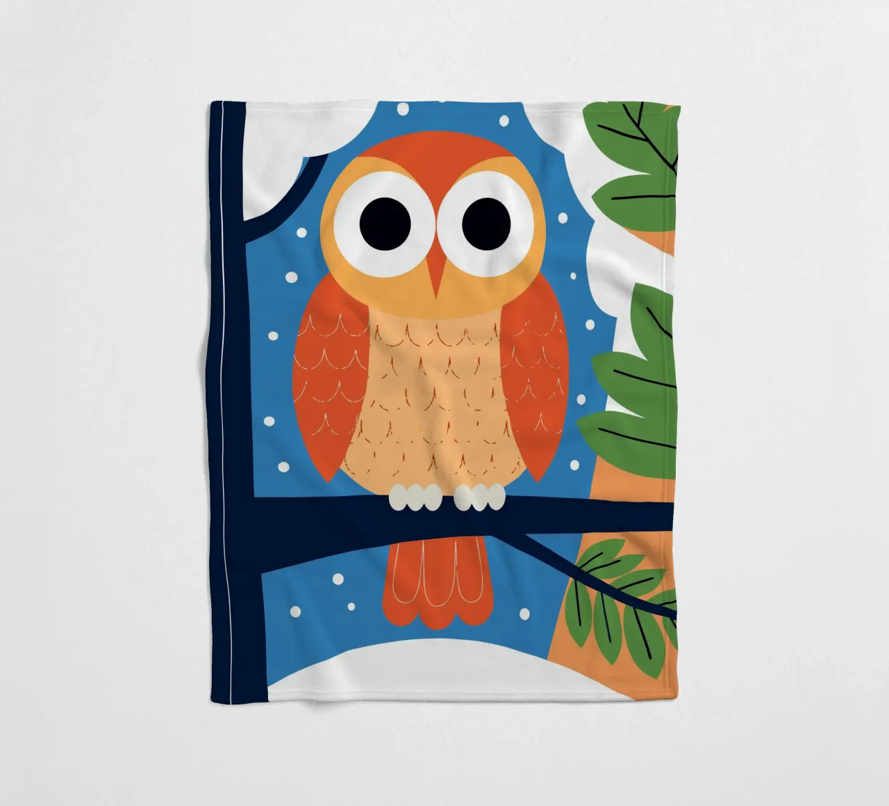 Gufo sull'albero coperta in pile da PROTECT ANIMALS