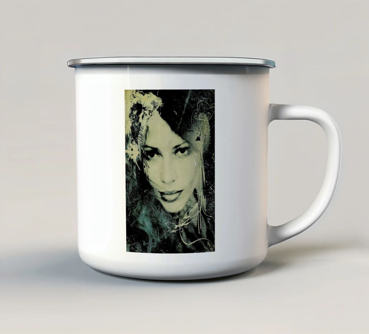 Voluptes Noires tazza in smalto da Sandrine Pagnoux