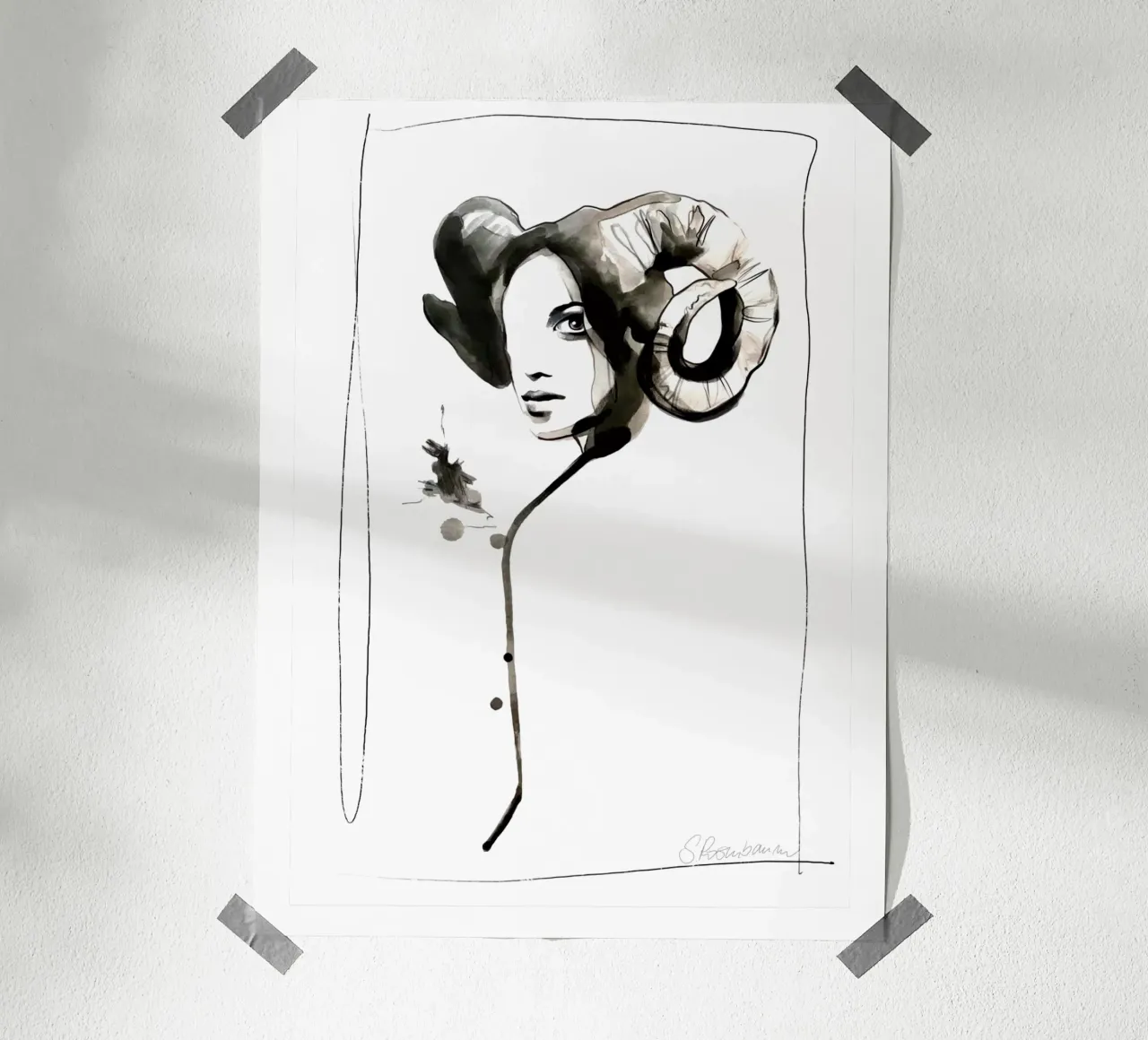 Pan poster con telaio in legno da SaraRosenbaum