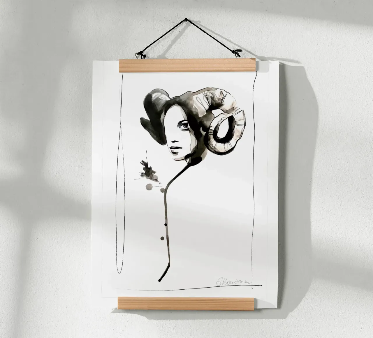 Pan poster con telaio in legno da SaraRosenbaum