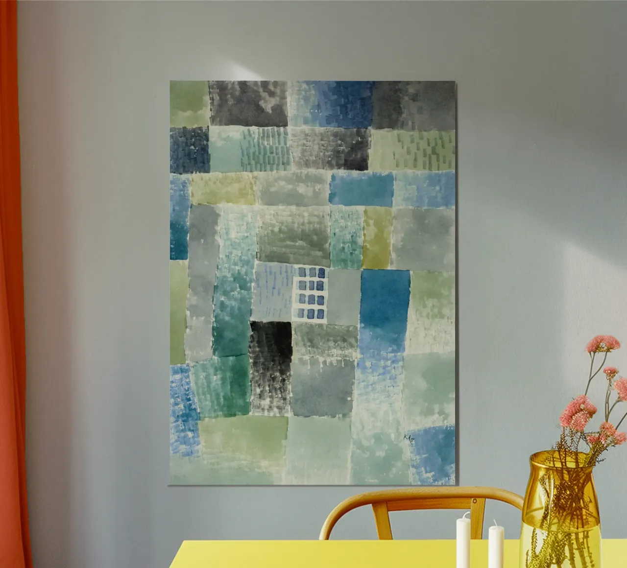 First house in a settlement alluminio dibond da artshop