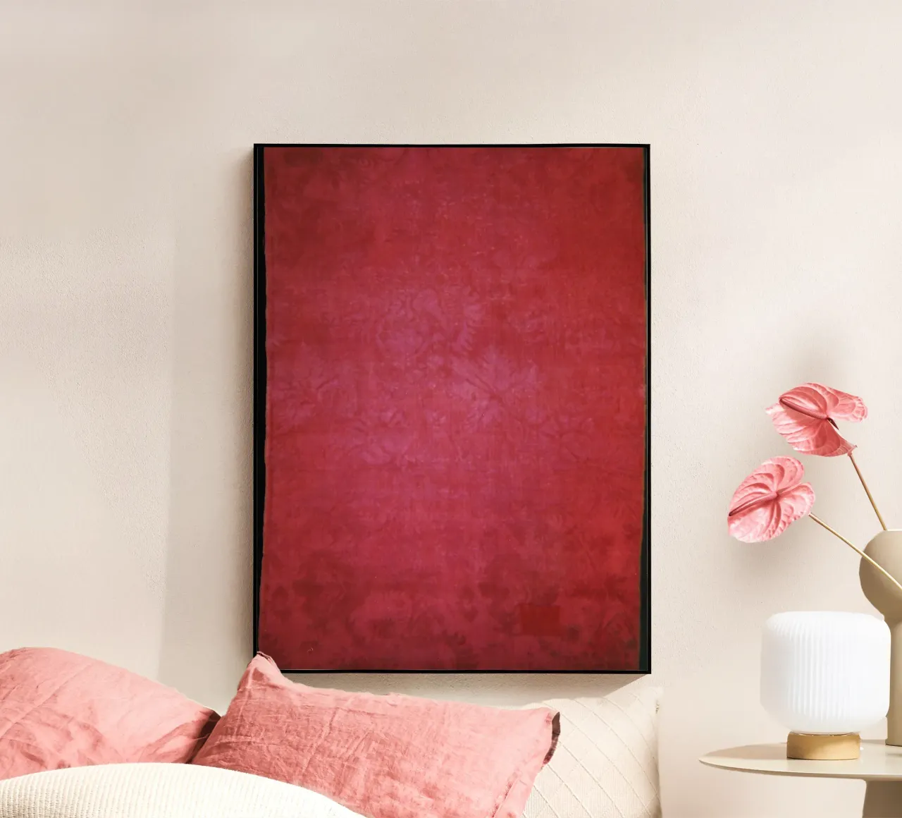 red abstract plexiglass da artshop