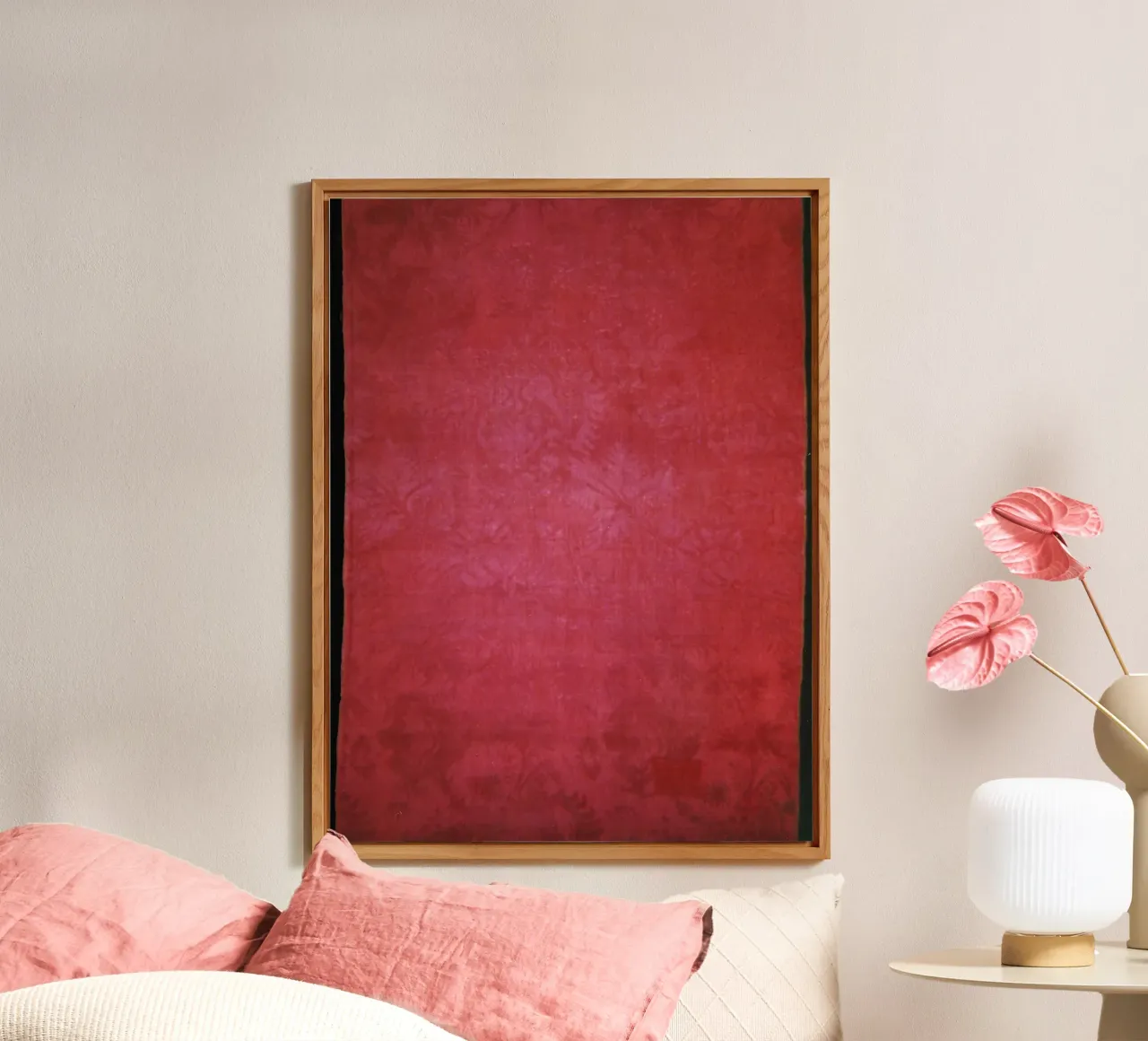 red abstract alluminio dibond da artshop