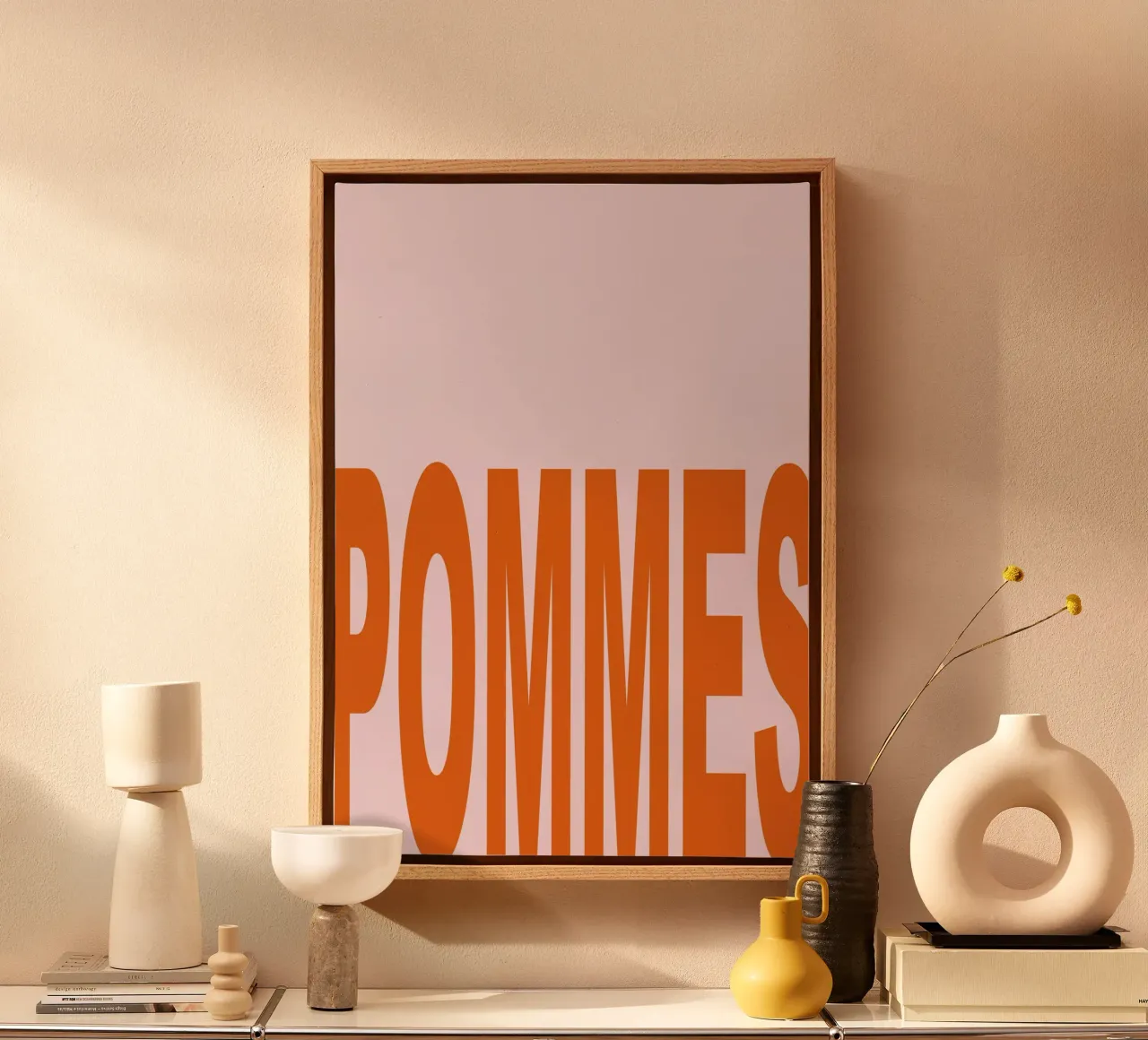 Pommes tela con Cornice a cassetta da Hej Ibiza by Ute Arnold