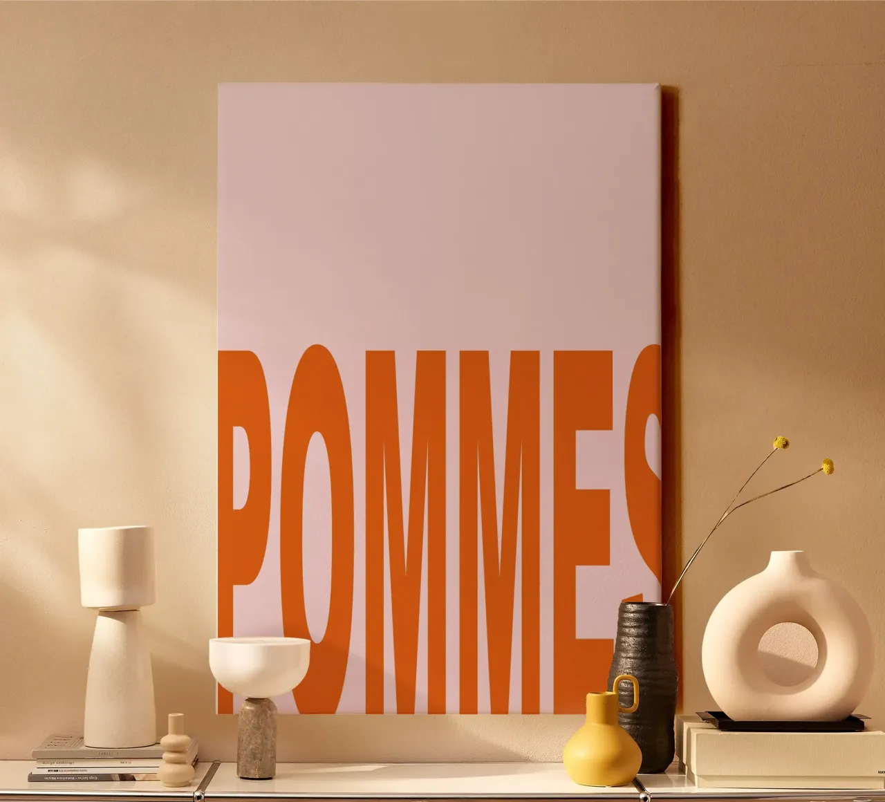 Pommes tela con Cornice a cassetta da Hej Ibiza by Ute Arnold