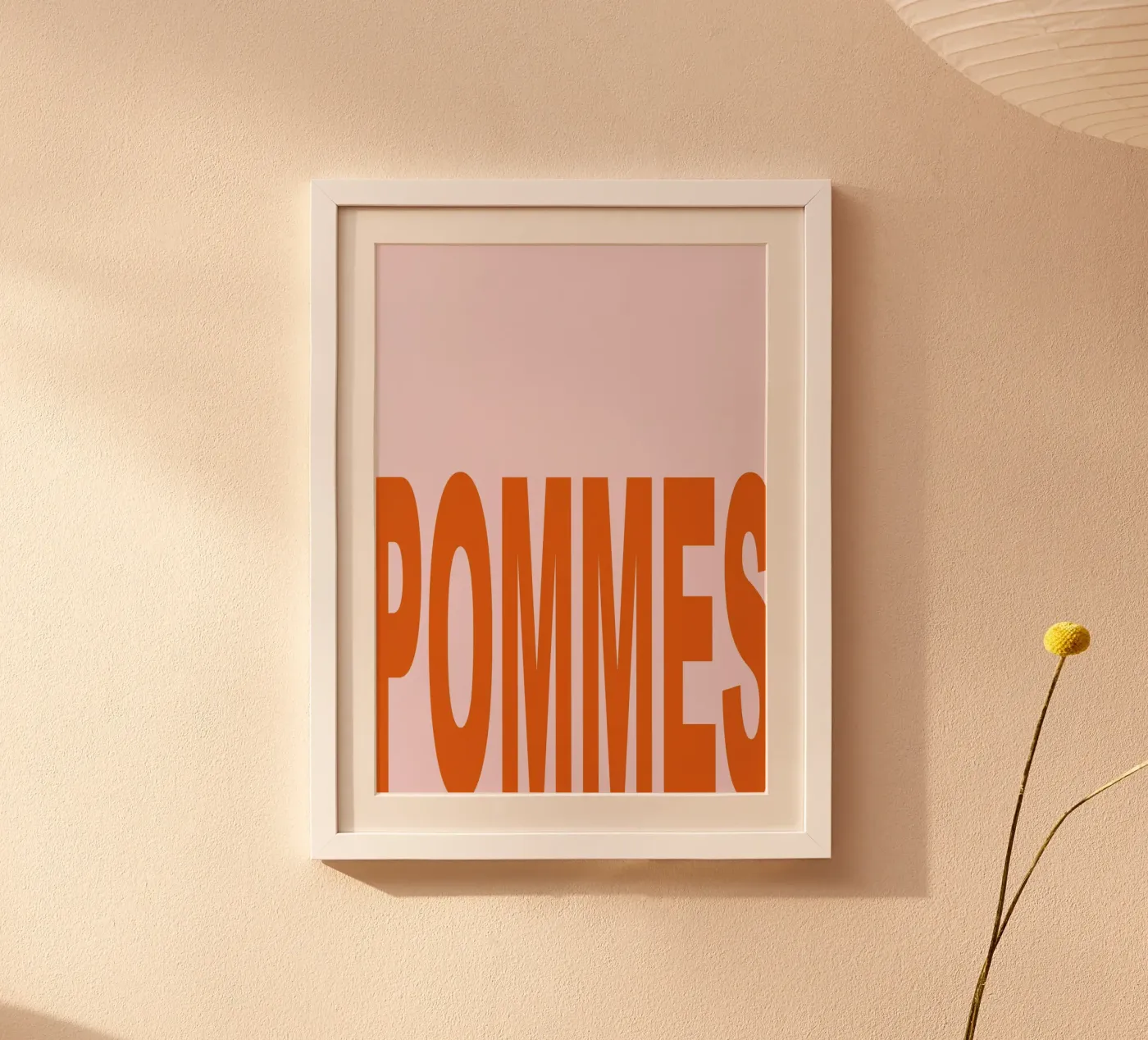 Pommes poster by Hej Ibiza by Ute Arnold