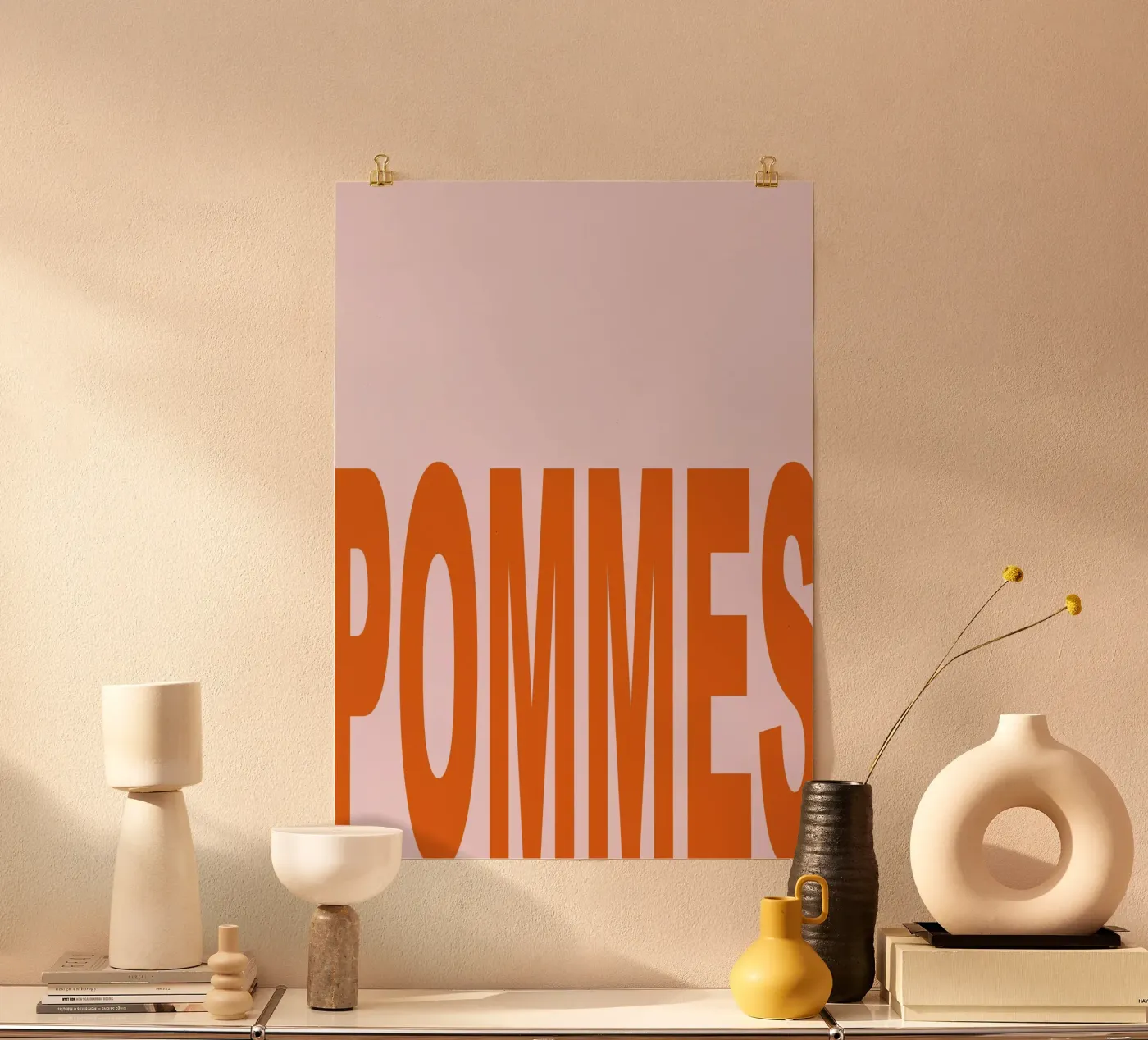 Pommes poster by Hej Ibiza by Ute Arnold