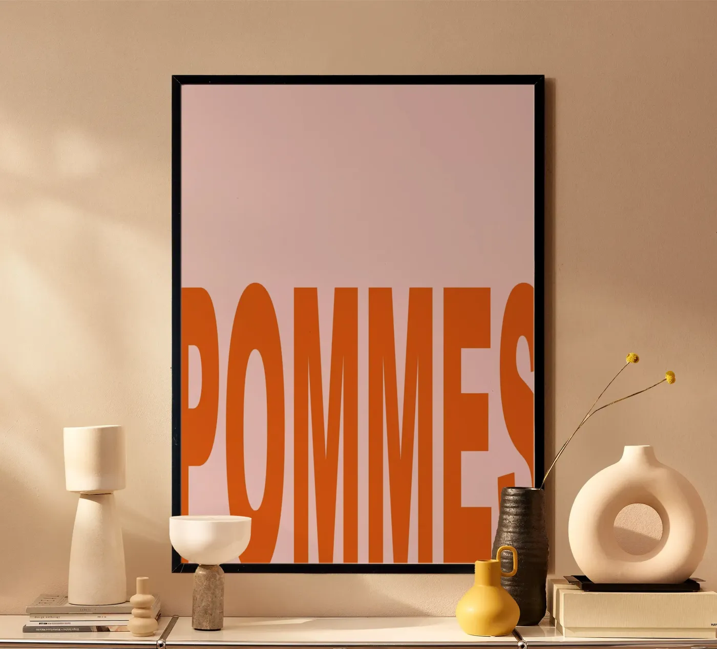 Pommes poster by Hej Ibiza by Ute Arnold