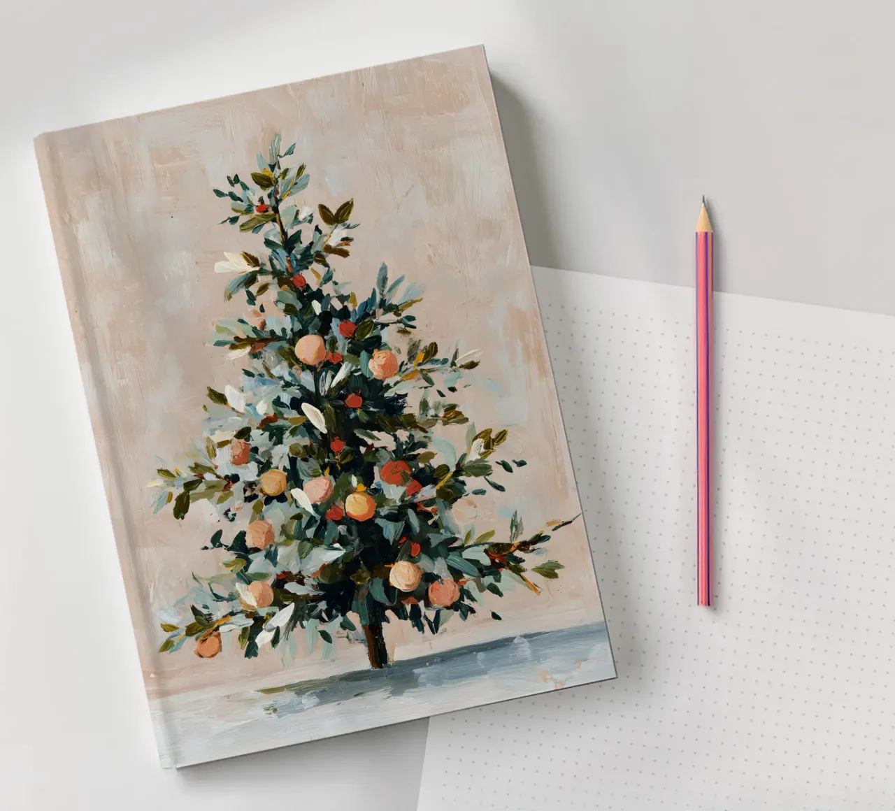 Frosted Orchard Tree diario da velvetwinterstudio