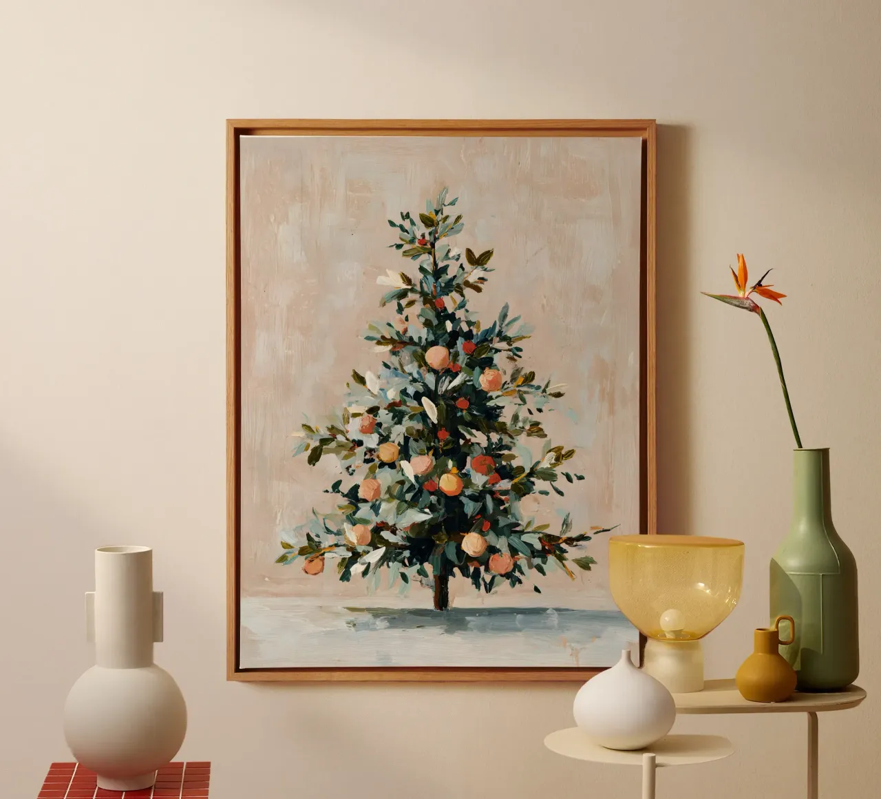 Frosted Orchard Tree tela da velvetwinterstudio