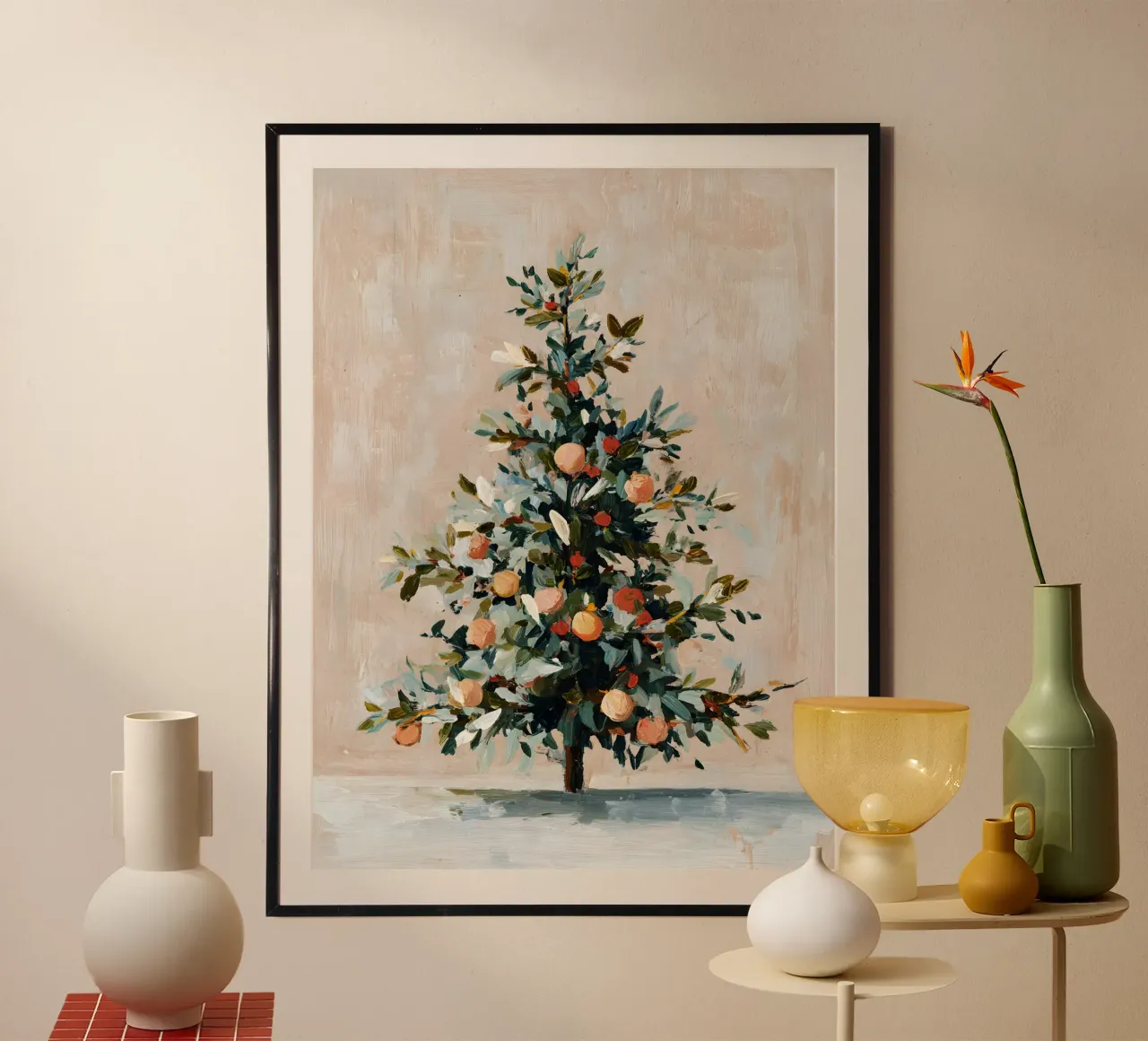 Frosted Orchard Tree carta hahnemühle da velvetwinterstudio