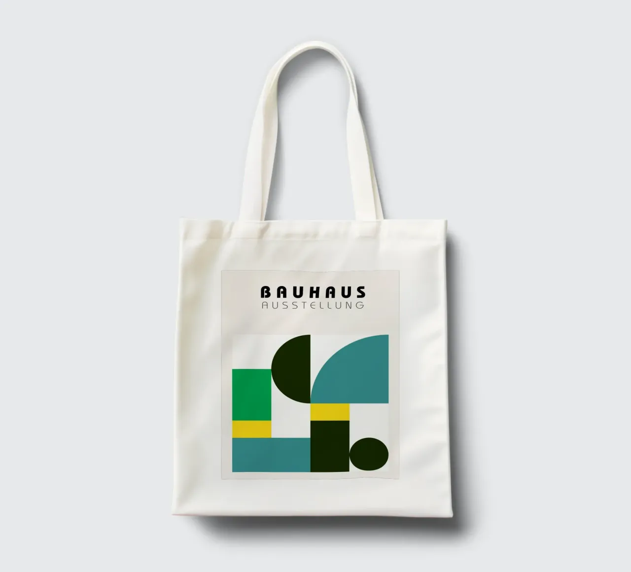 Mostra Bauhaus - Forme geometriche borsa in juta da Cozy Vibes