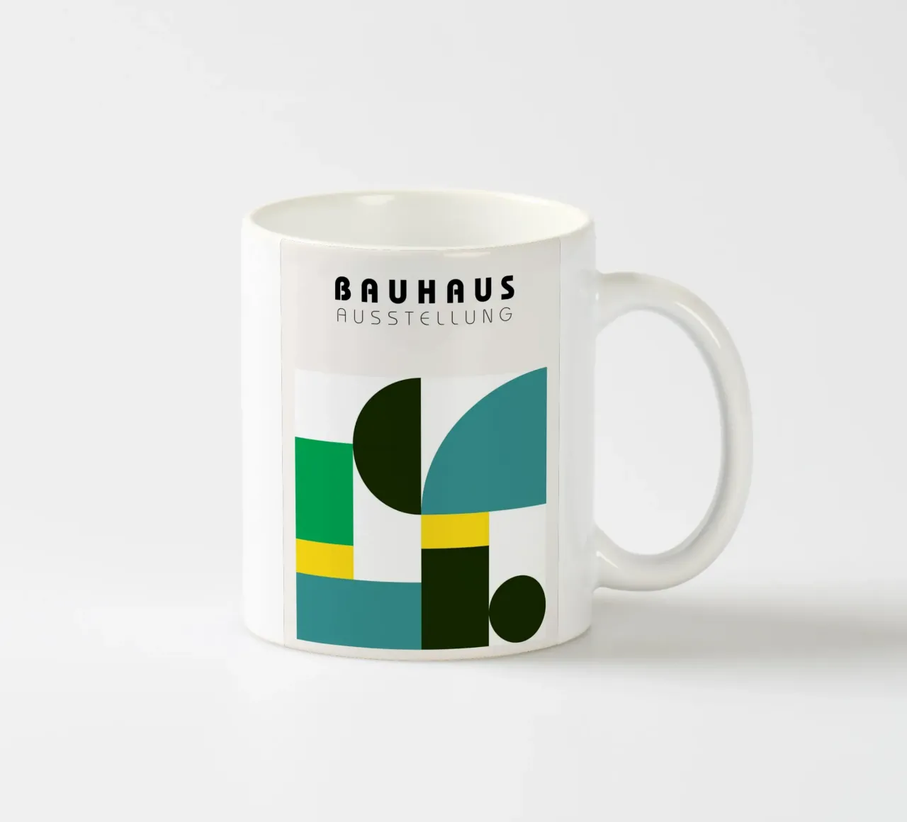 Mostra Bauhaus - Forme geometriche tazza in ceramica da Cozy Vibes