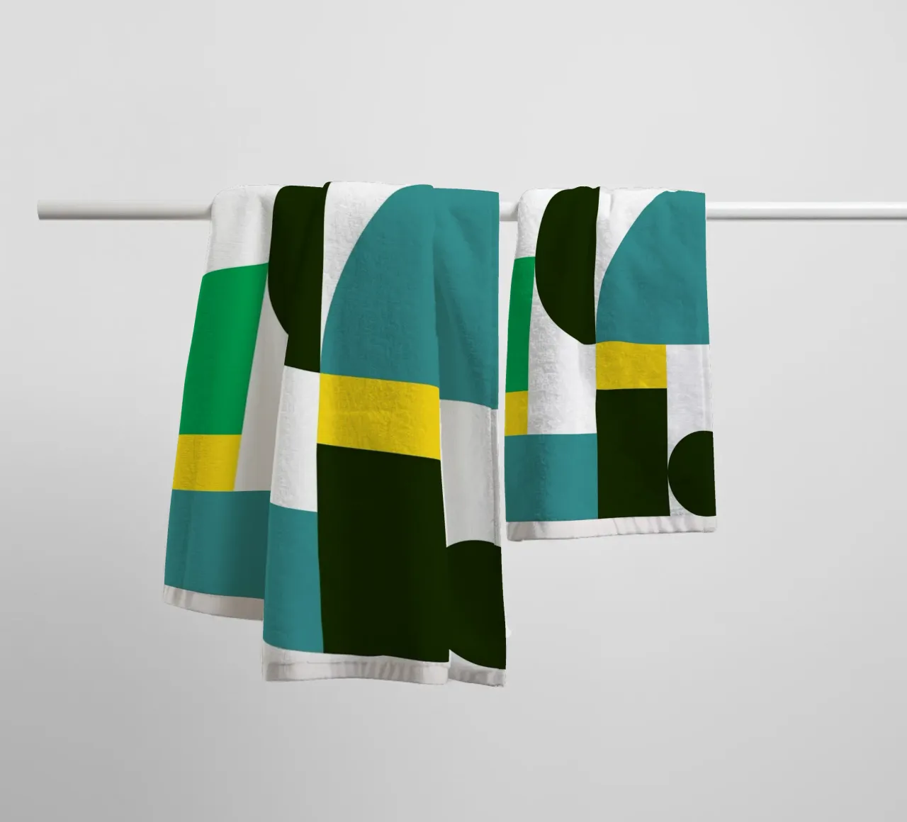 Mostra Bauhaus - Forme geometriche asciugamano da bagno da Cozy Vibes