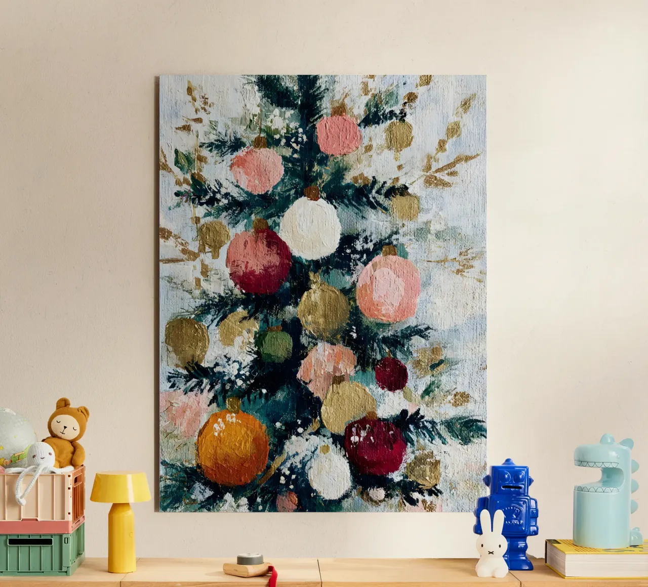 Gilded Bauble Glow alluminio dibond da velvetwinterstudio