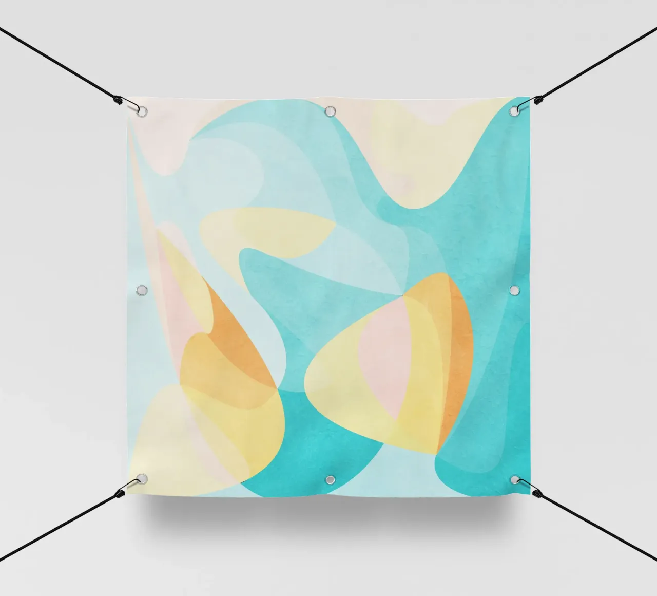Idee a forma di blu telo in pvc da Abstract 888