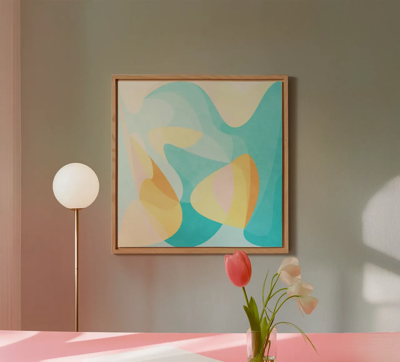 Idee a forma di blu alluminio dibond da Abstract 888