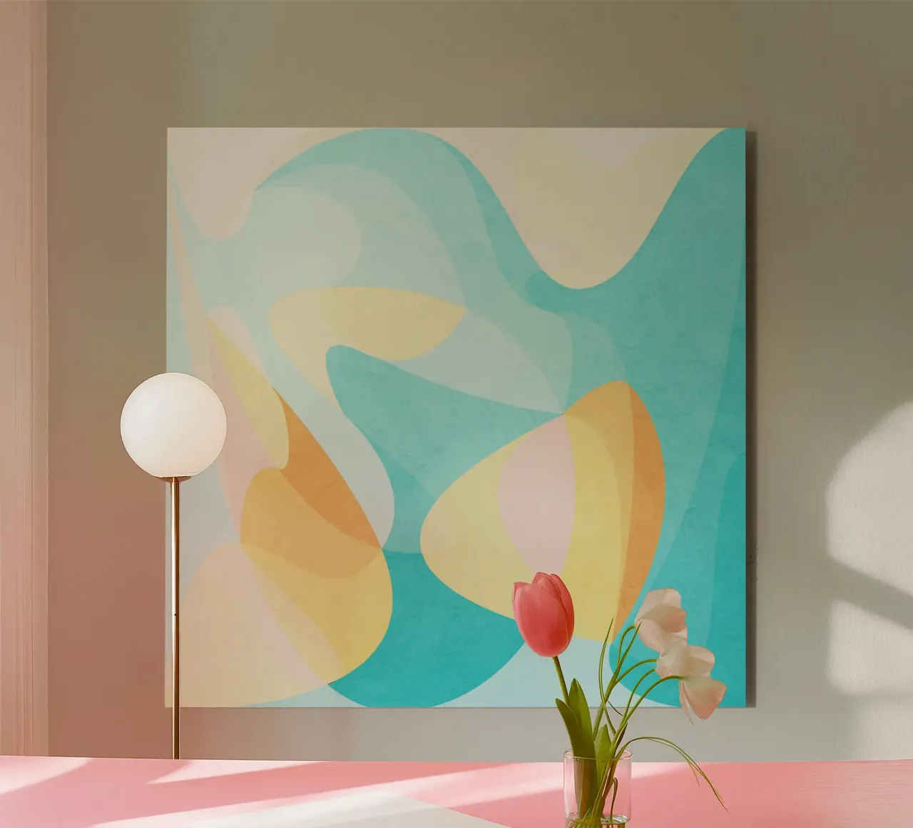 Idee a forma di blu alluminio dibond da Abstract 888