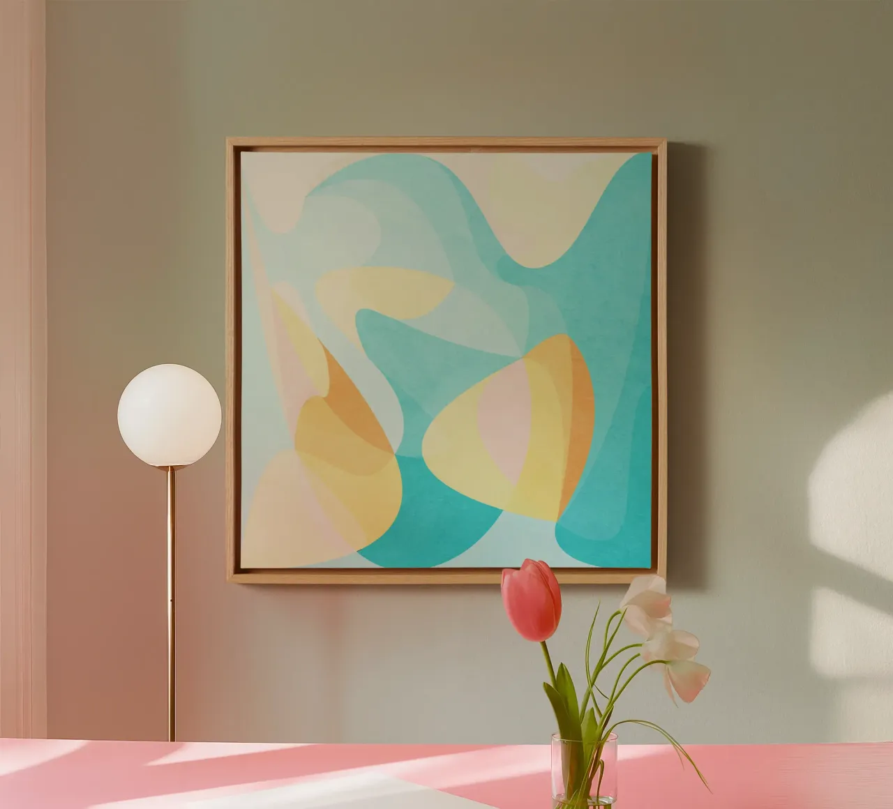 Idee a forma di blu tela da Abstract 888