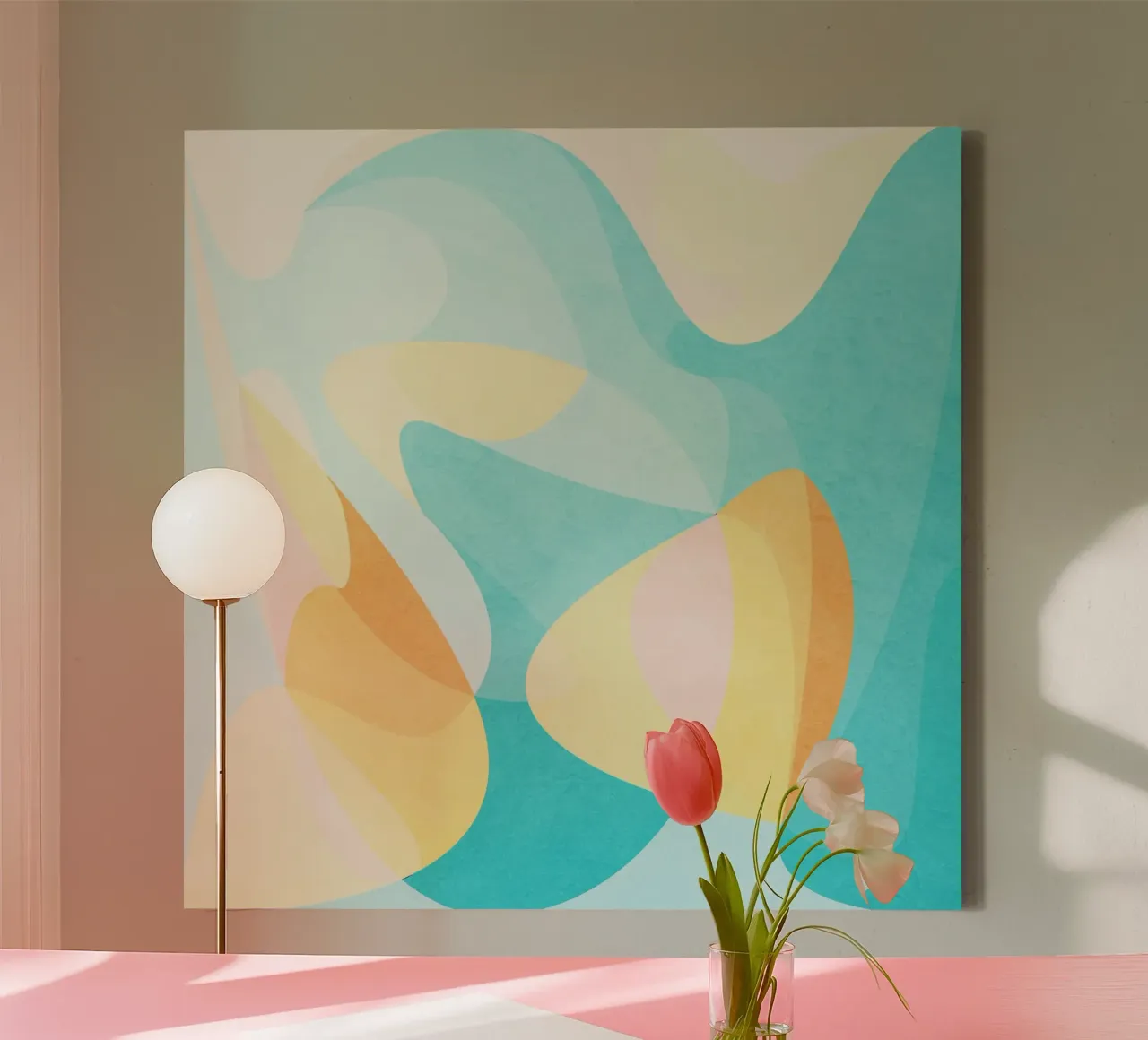 Idee a forma di blu tela da Abstract 888