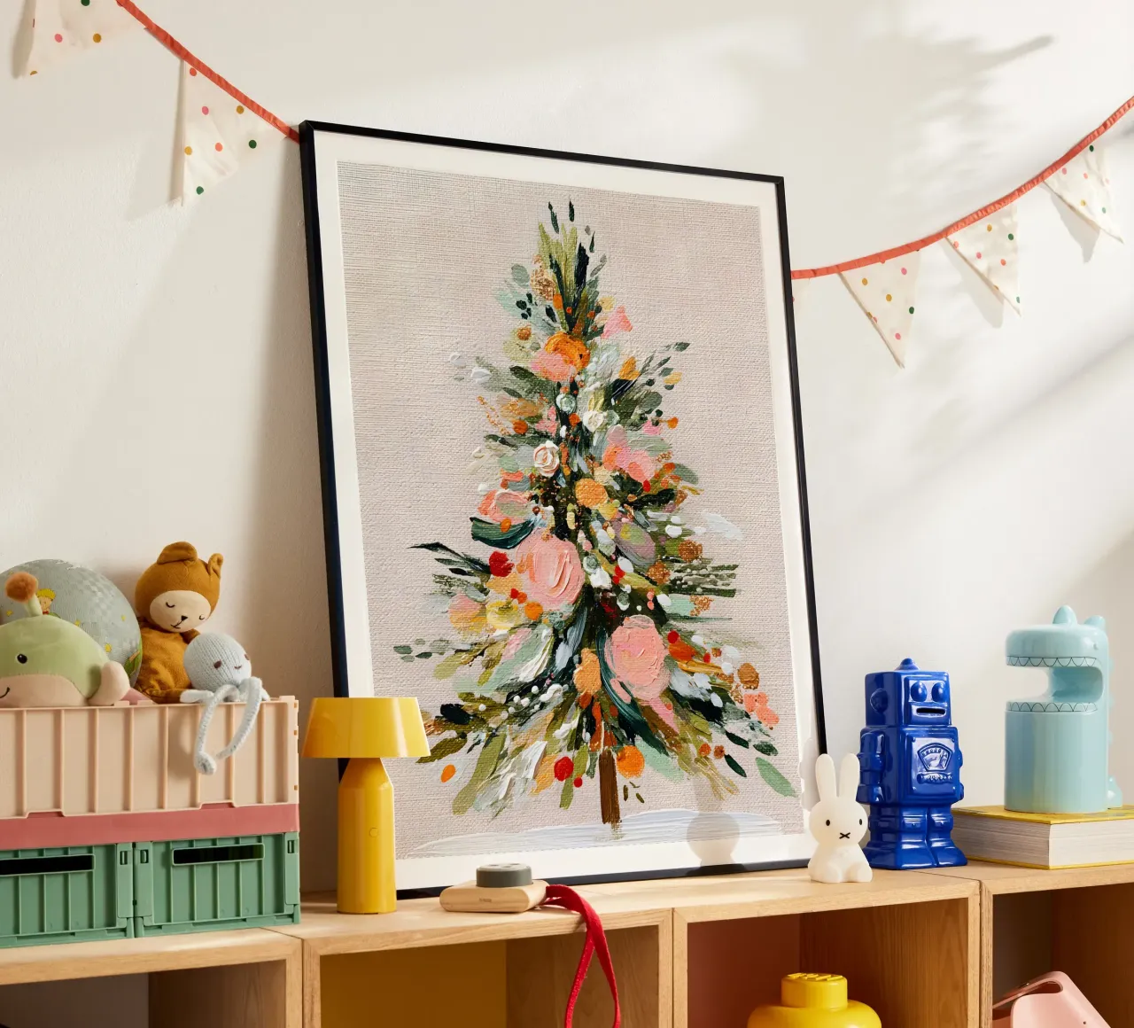Rosy Evergreen Glow carta hahnemühle da velvetwinterstudio