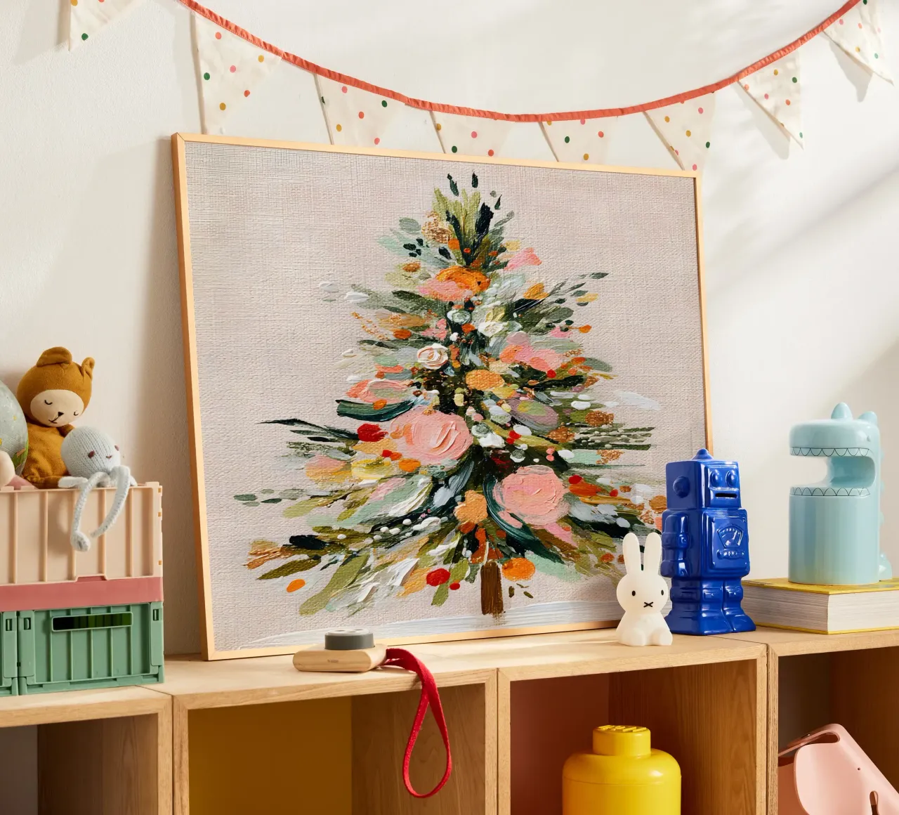 Rosy Evergreen Glow carta hahnemühle da velvetwinterstudio